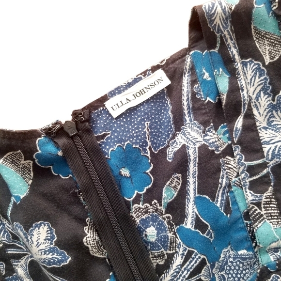 Ulla Johnson Lapis Nora Midi Dress 4 Rayon Fall Dress - Picture 10 of 13